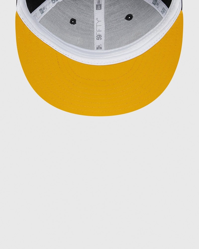 casquette ajustée new era 59fifty noire ovo nfl pittsburgh steelers édition limitée doctobre