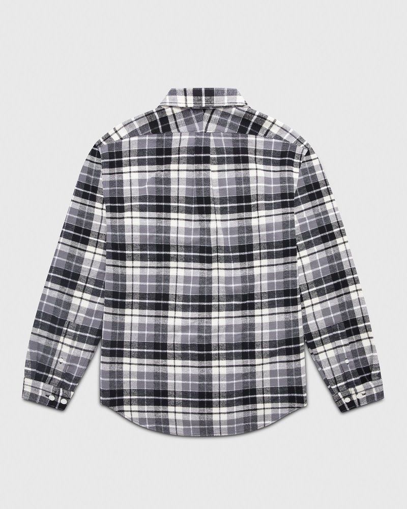 chemise en flanelle à carreaux ovo top octobers very own noire