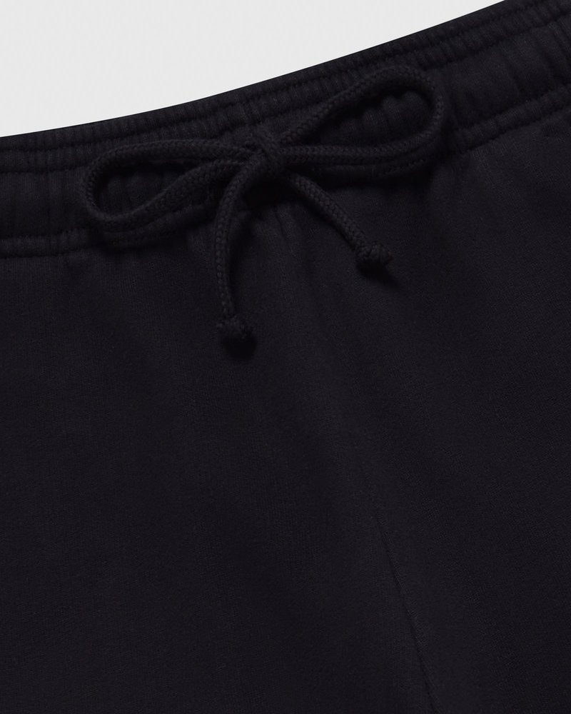 pantalon de survêtement noir à ourlet ouvert ovo doctober very own