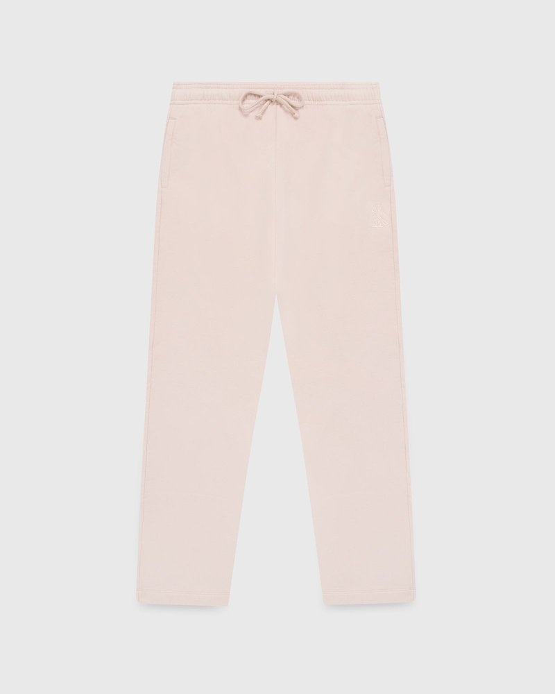 pantalon de survêtement rose à ourlet ouvert ovo doctobre