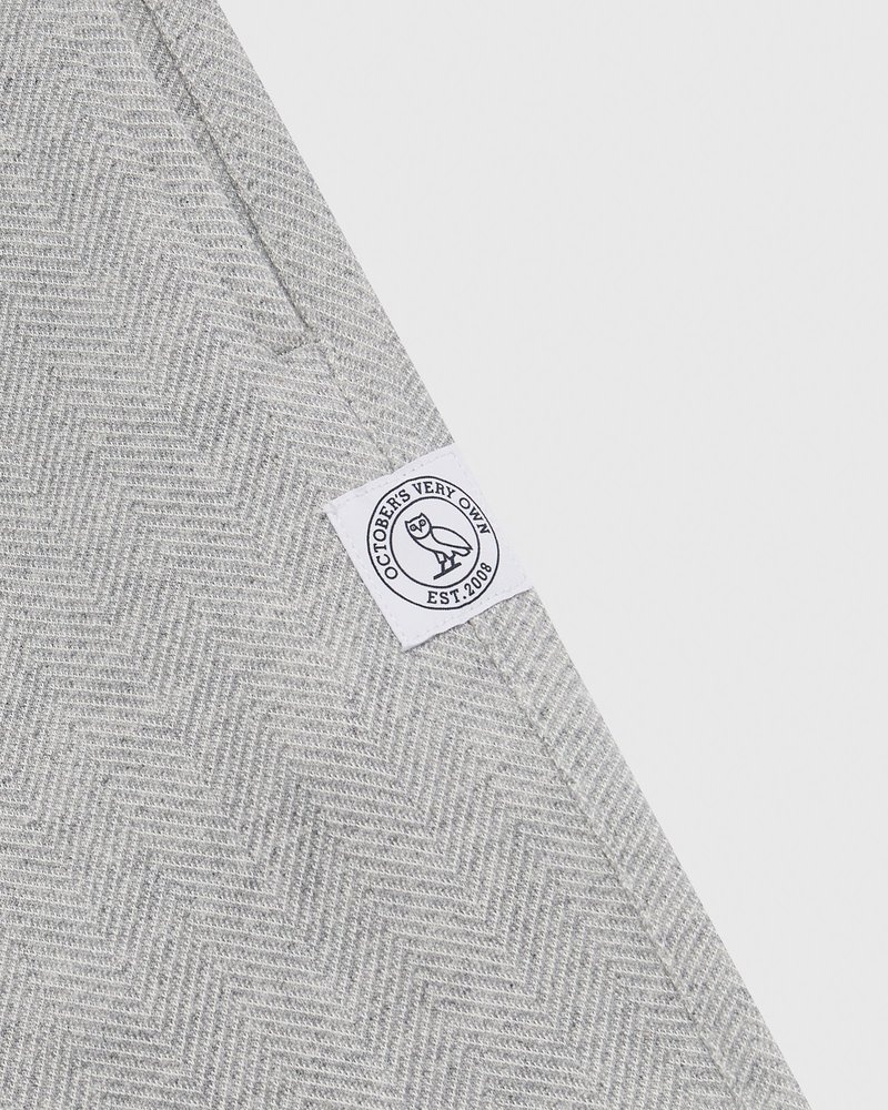 pantalon de survêtement gris à chevrons ovo doctober very own