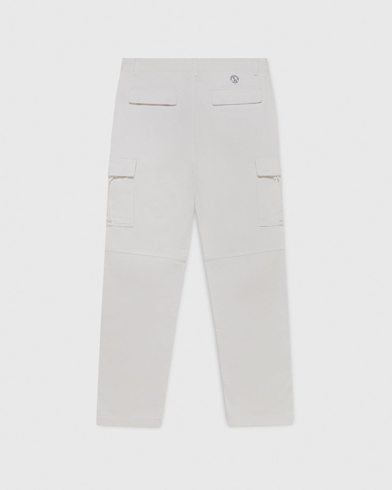 pantalon cargo en velours côtelé blanc ovo doctobre