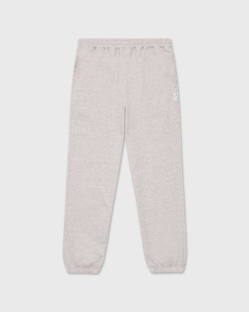 pantalon de survêtement ovo speckle fleece relaxed fit couleur avoine collection octobre