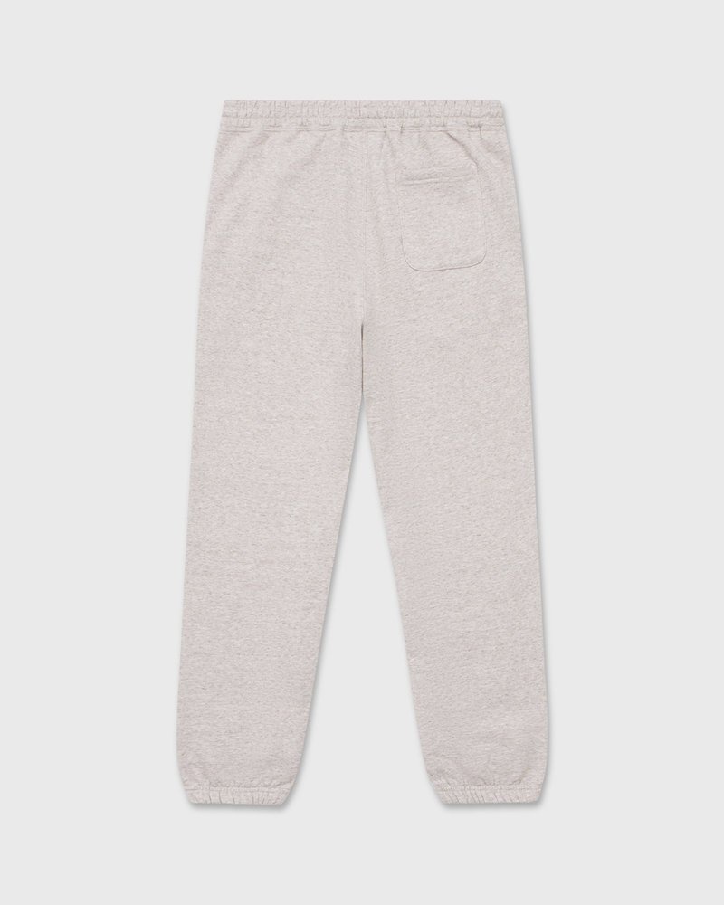 pantalon de survêtement ovo speckle fleece relaxed fit couleur avoine collection octobre