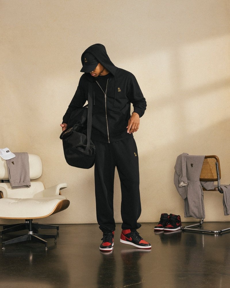 pantalon de survêtement ovo classic relaxed fit noir collection octobers very own
