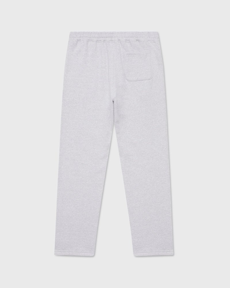 pantalon de survêtement gris à ourlet ouvert en polaire mouchetée ovo doctober very own