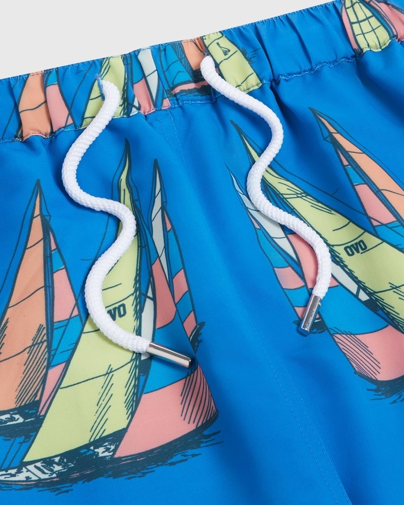 short de régate ovo bleu royal collection octobre