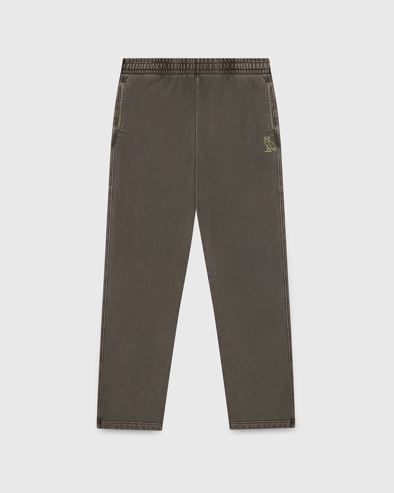 pantalon ovo muskoka doctobers very own teint en pièce ourlet ouvert marron