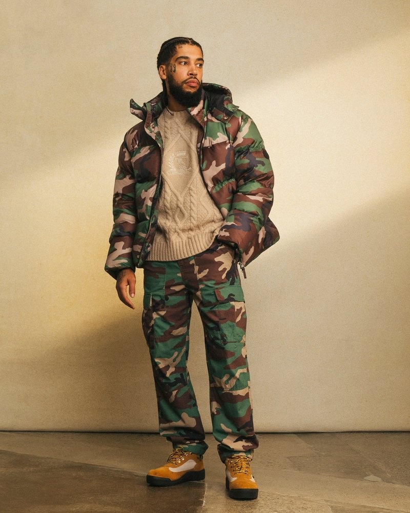 pantalon cargo camouflage ovo ripstop exclusif du mois doctobre