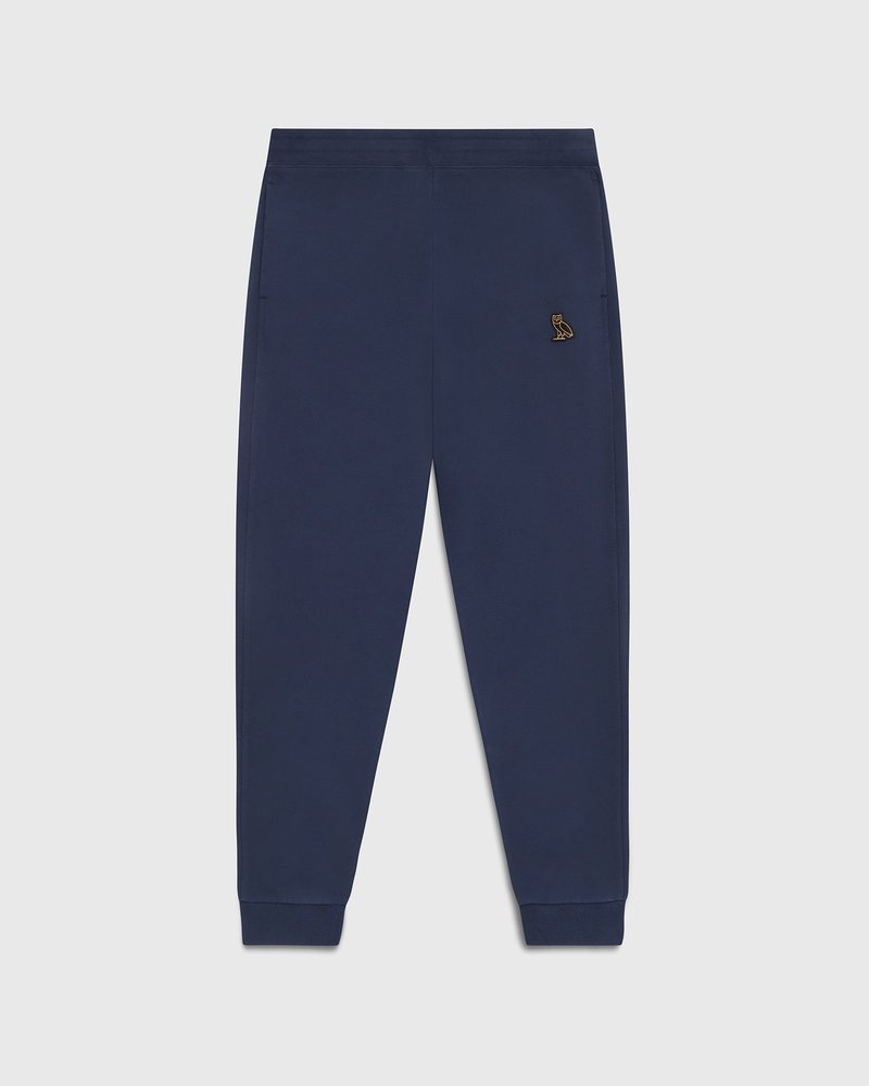 pantalon de survêtement ovo classic slim fit bleu marine collection octobre