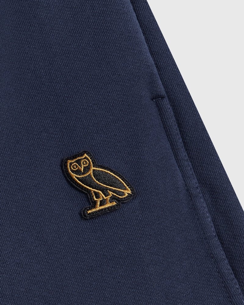 pantalon de survêtement ovo classic slim fit bleu marine collection octobre
