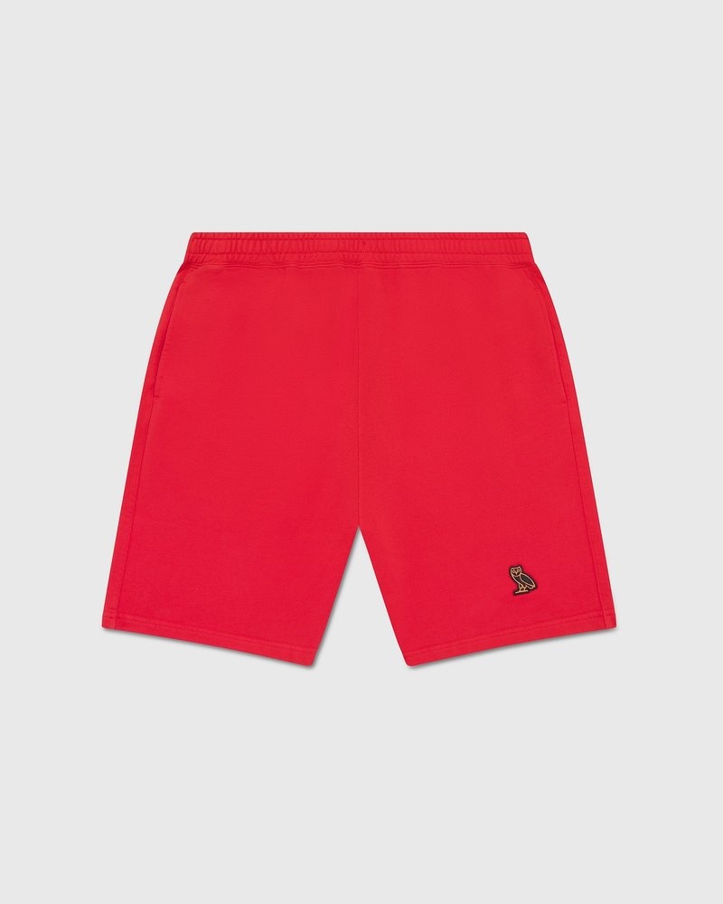 short de survêtement ovo classic rouge édition limitée doctobre