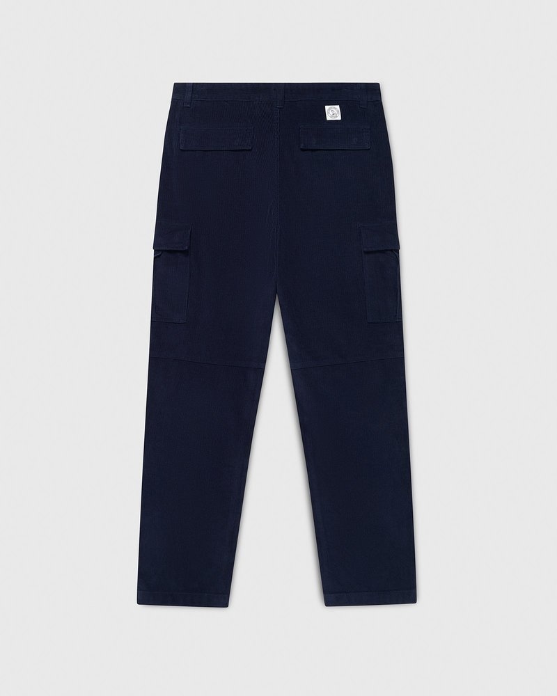pantalon cargo en velours côtelé bleu marine ovo doctobers very own