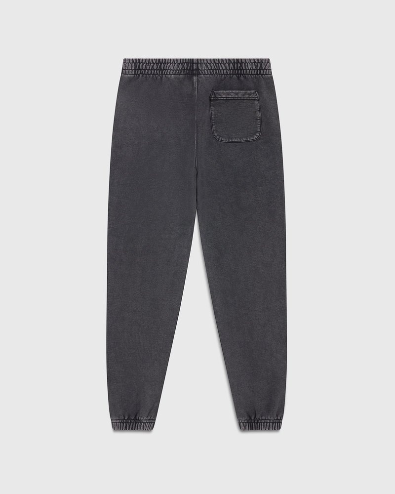 pantalon de survêtement ovo muskoka noir teint en pièce et coupe décontractée collection octobers very own