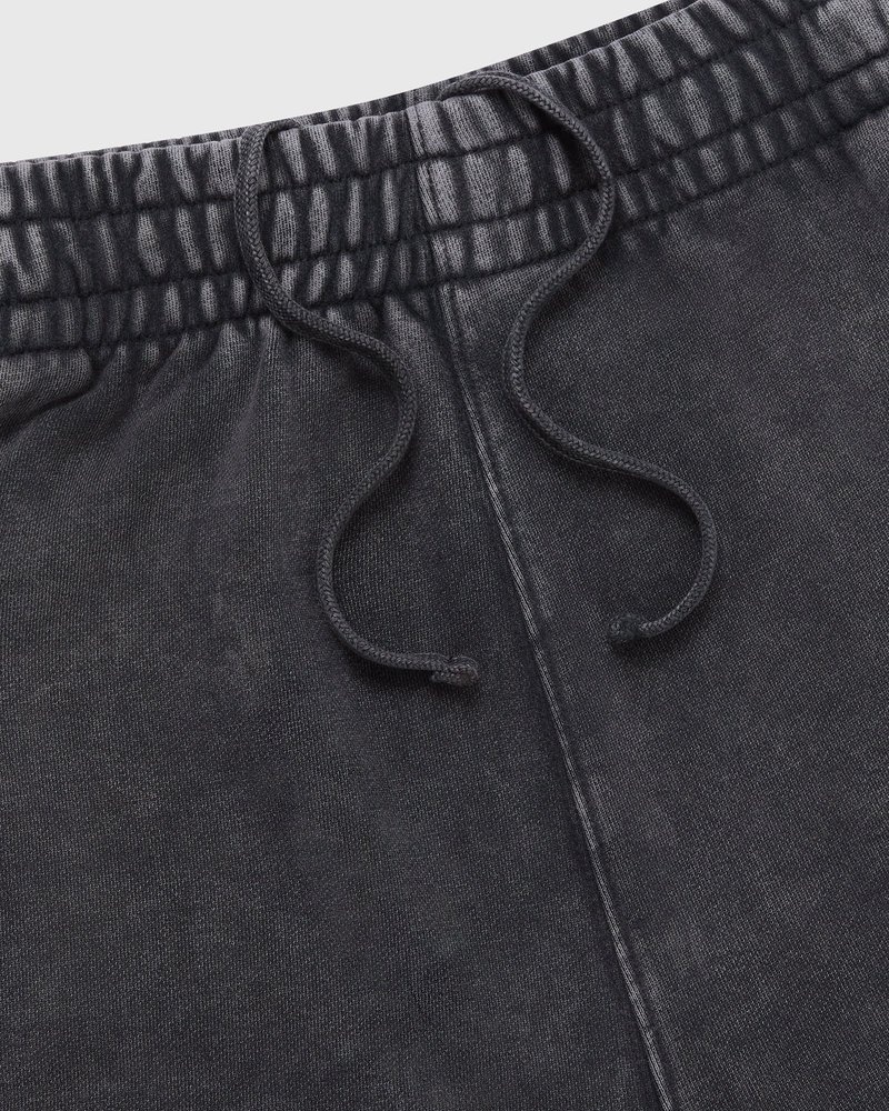 pantalon de survêtement noir ovo muskoka teint en pièce et à ourlet ouvert par octobers very own.