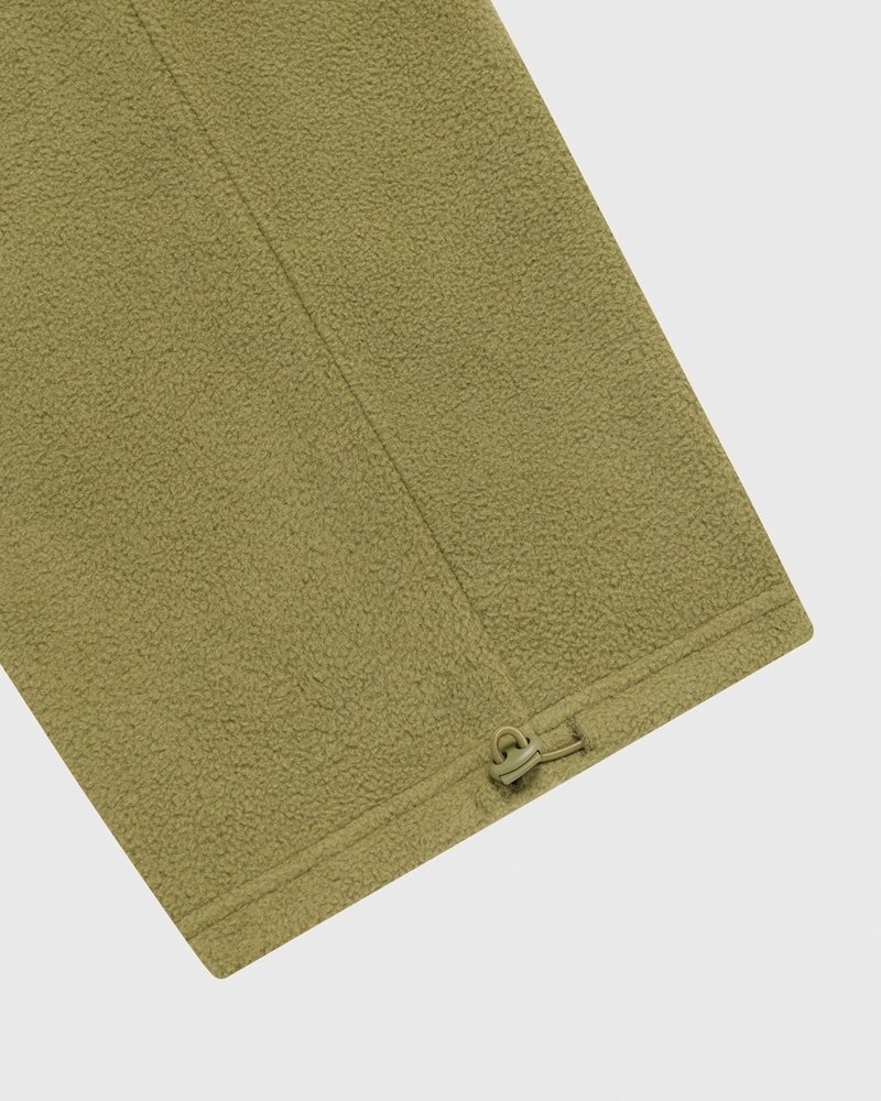 pantalon de survêtement ovo arch logo à ourlet ouvert vert olive collection octobers very own