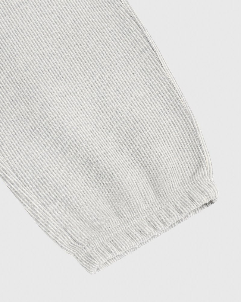 pantalon de survêtement ovo seersucker fleece relaxed fit griscrème de la marque octobers very own