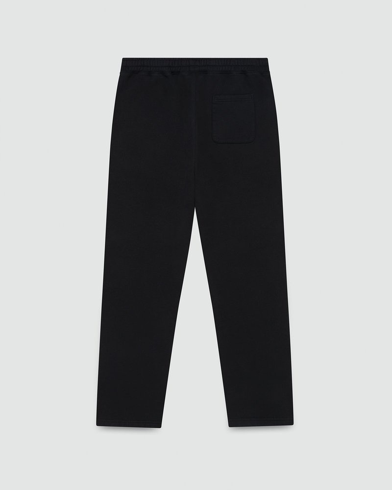 pantalon de survêtement noir à ourlet ouvert ovo collegiate collection octobre.