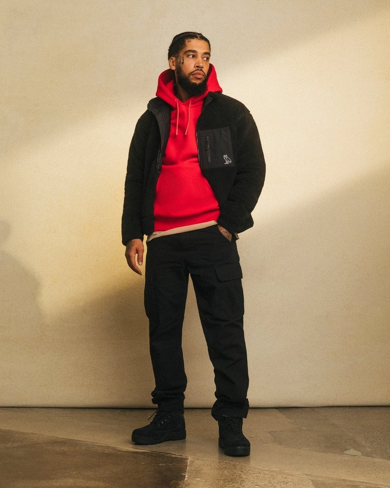 pantalon cargo ovo ripstop noir collection octobers very own