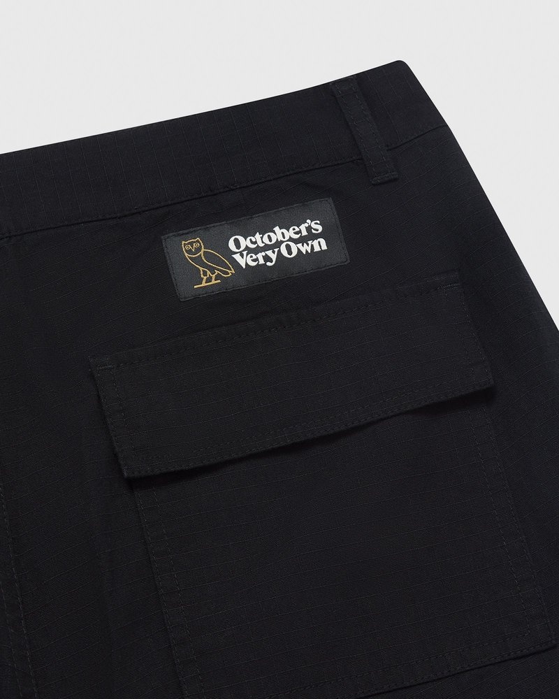 pantalon cargo ovo ripstop noir collection octobers very own