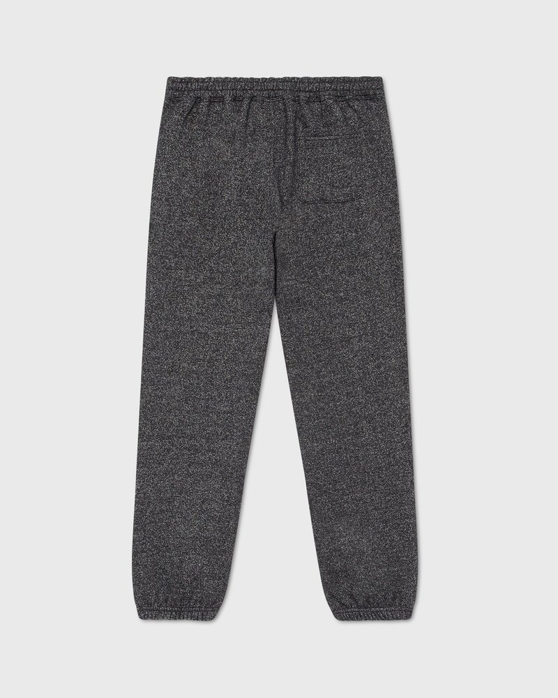 pantalon de survêtement ovo speckle fleece relaxed fit noir de la marque octobers very own