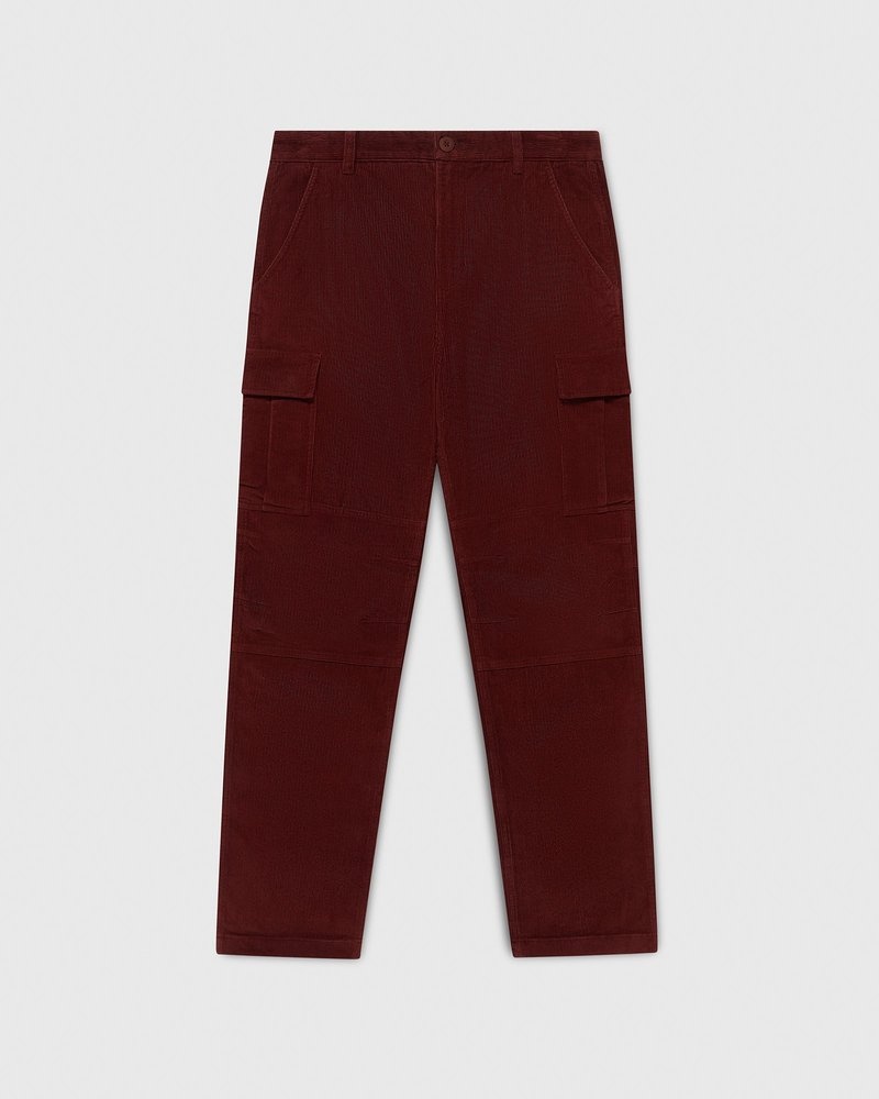 pantalon cargo en velours côtelé ovo doctobers very own rouge