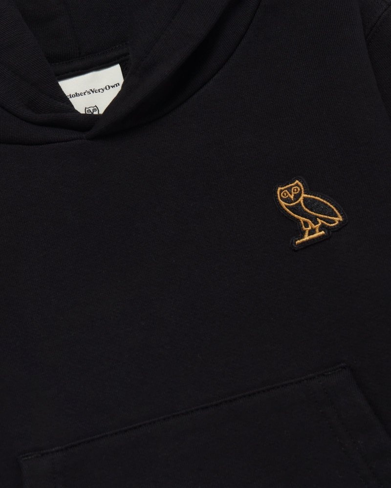 pulls à capuche ovo pour tout-petits modèle classique noir de la collection octobers very own