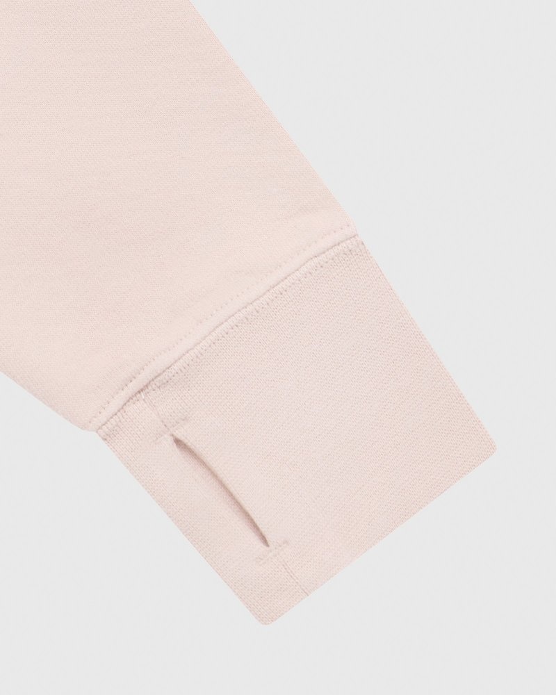 pulls à capuche court rose ovo doctobre