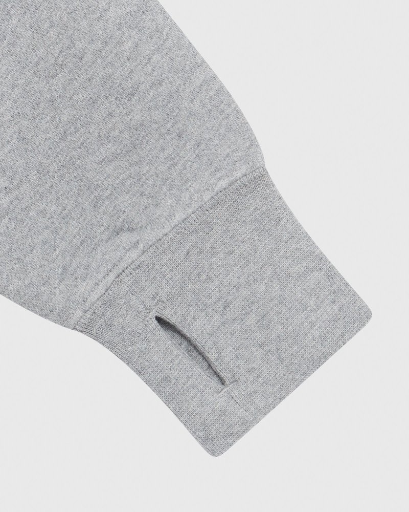 pulls à capuche court ovo gris collection octobre