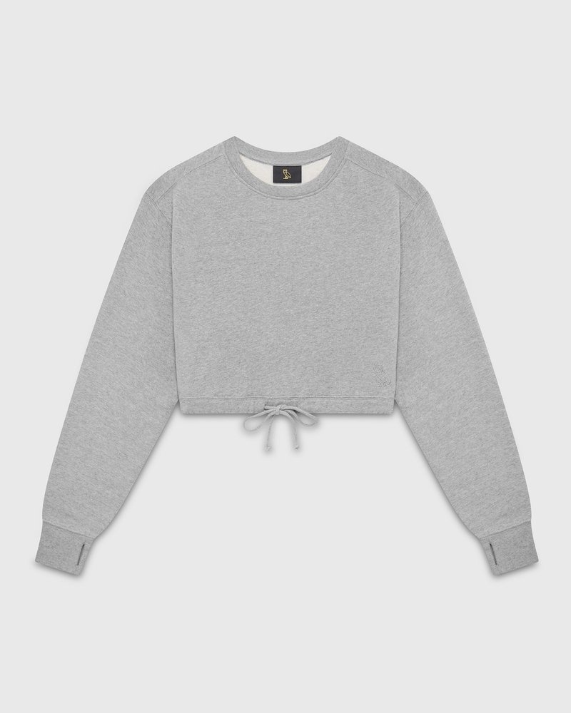 pulls octobers very own ovo sweat-shirt court à col rond gris
