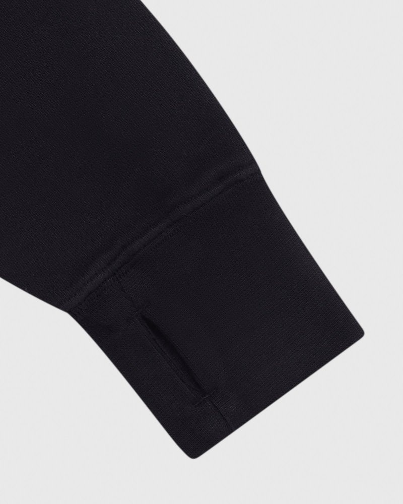 pulls octobers very own ovo sweat-shirt à col montant zippé noir