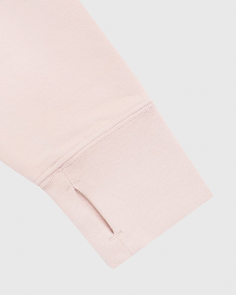pulls à capuche zippés ovo rose collection octobre