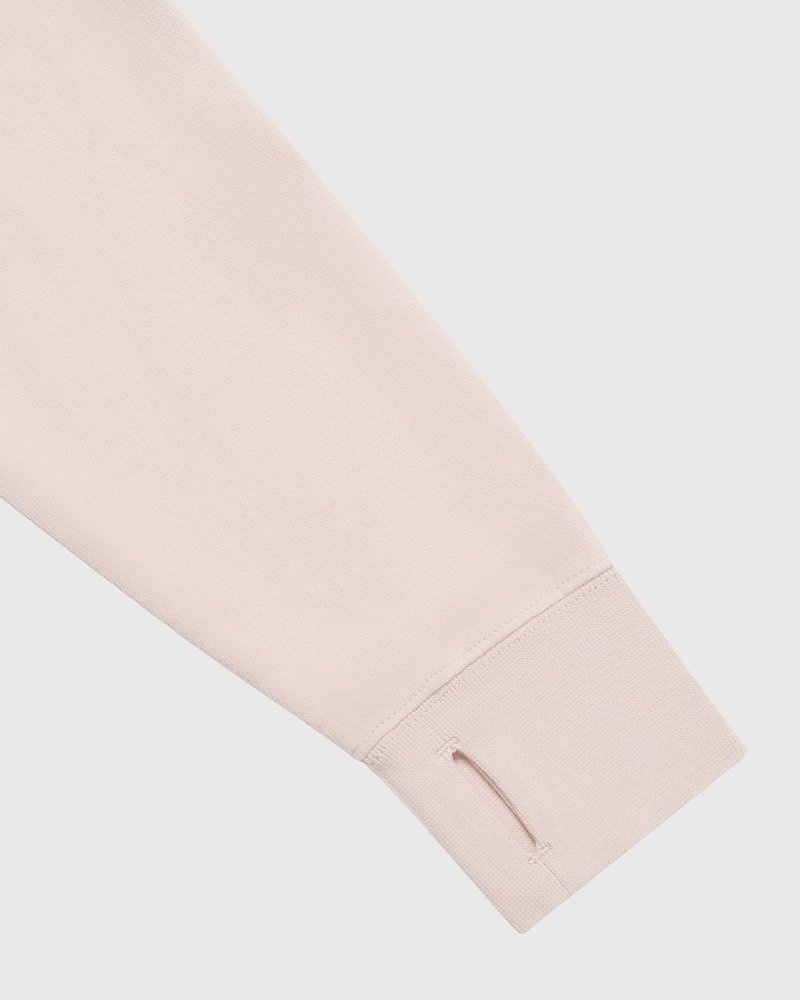 pulls sweat-shirt court à col rond ovo doctobre roses
