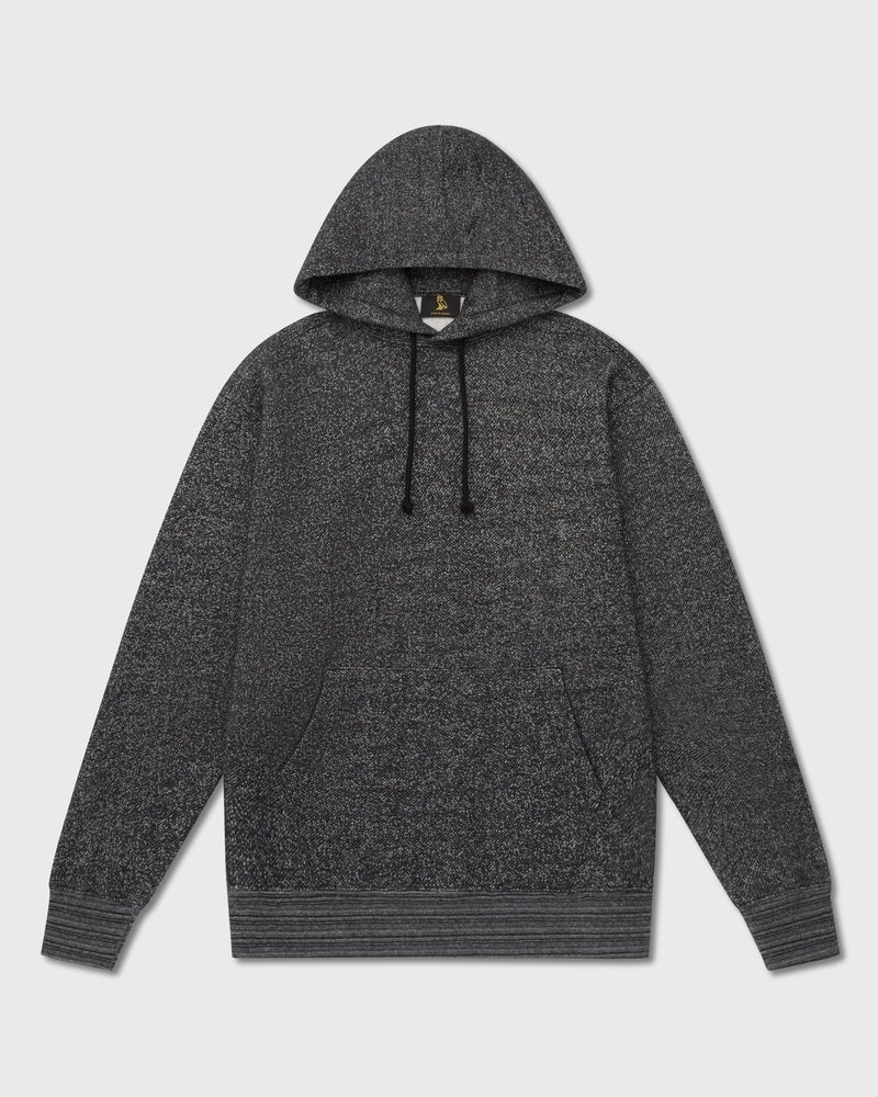 pulls à capuche en polaire mouchetée ovo doctobre noir