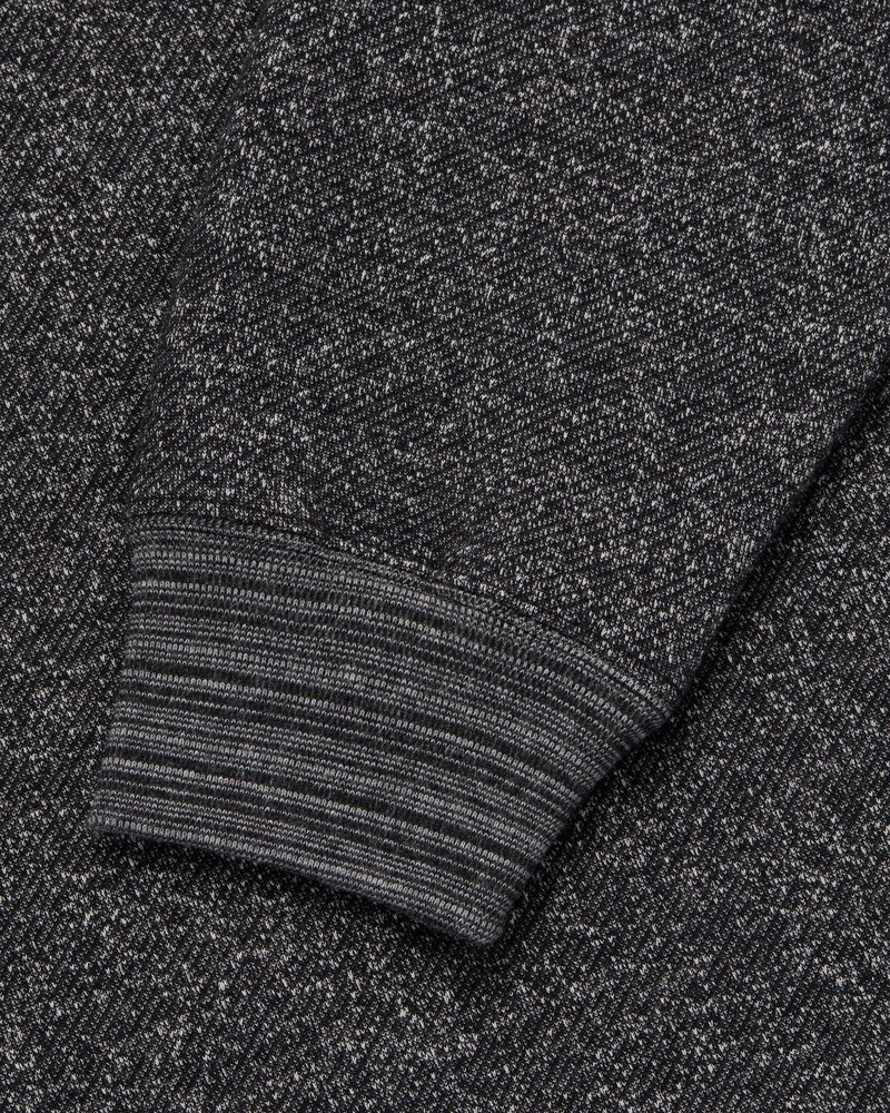 pulls à capuche en polaire mouchetée ovo doctobre noir