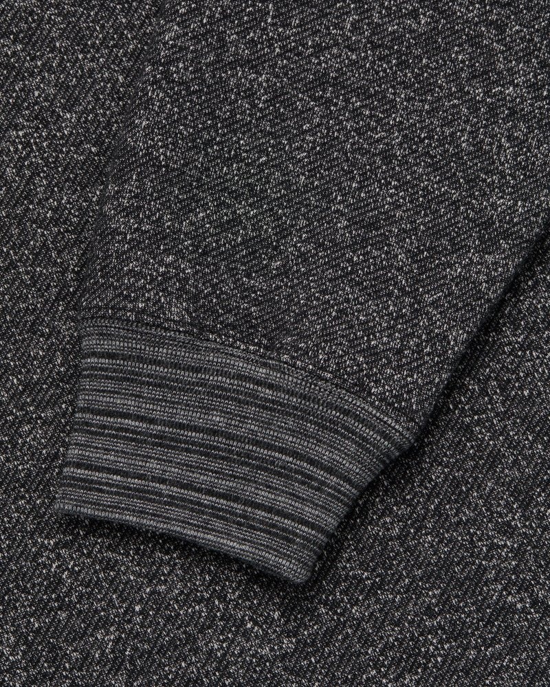 pulls à col rond en polaire mouchetée ovo doctobre noirs