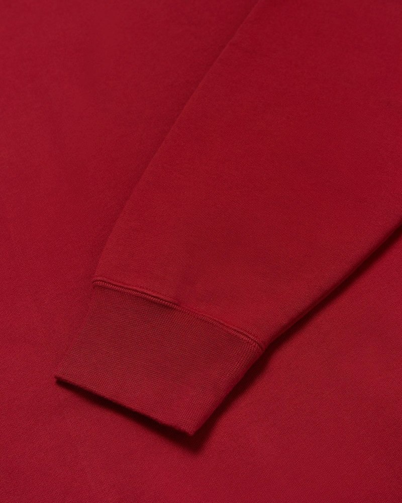 pulls à capuche ovo collegiate doctobre écarlate