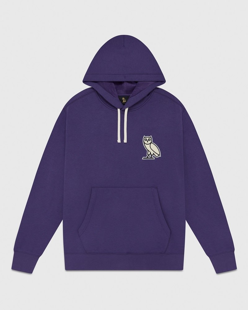 pulls ovo mini og plush hoodie violet