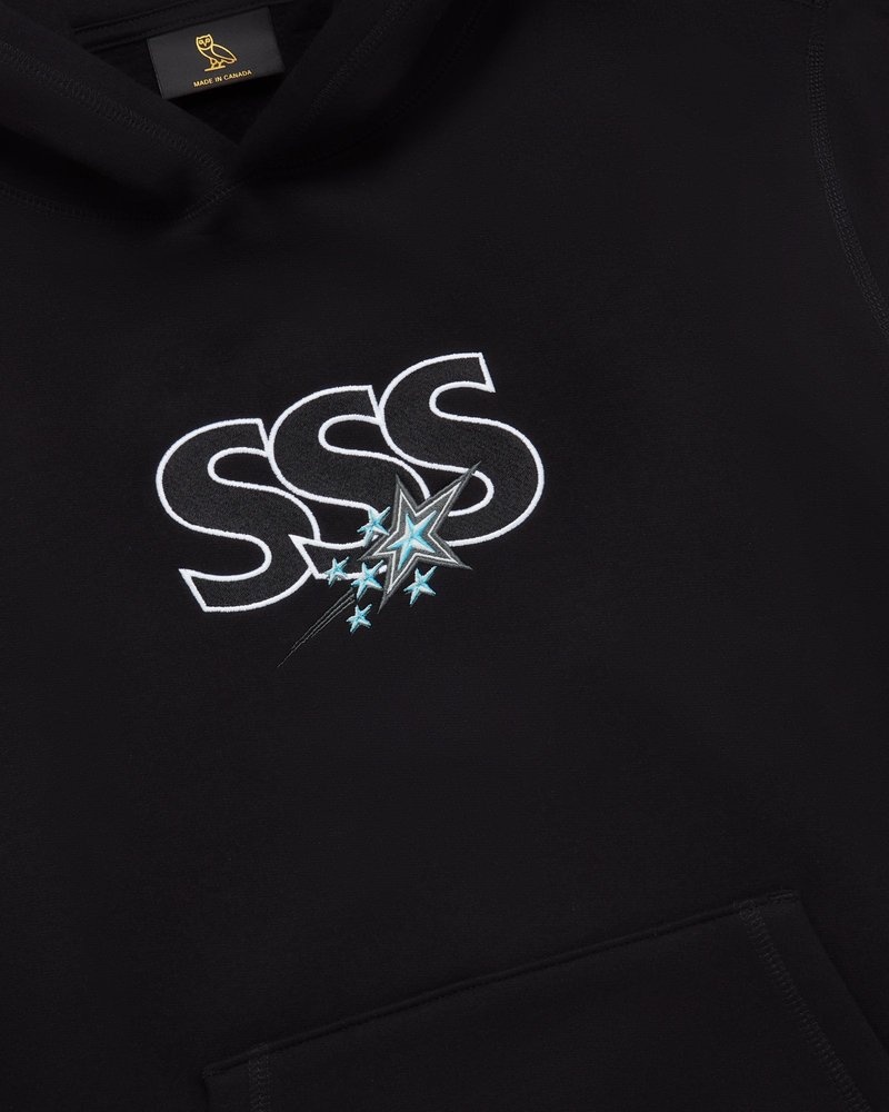 pulls à capuche ovo sss triple s noir collection octobers very own