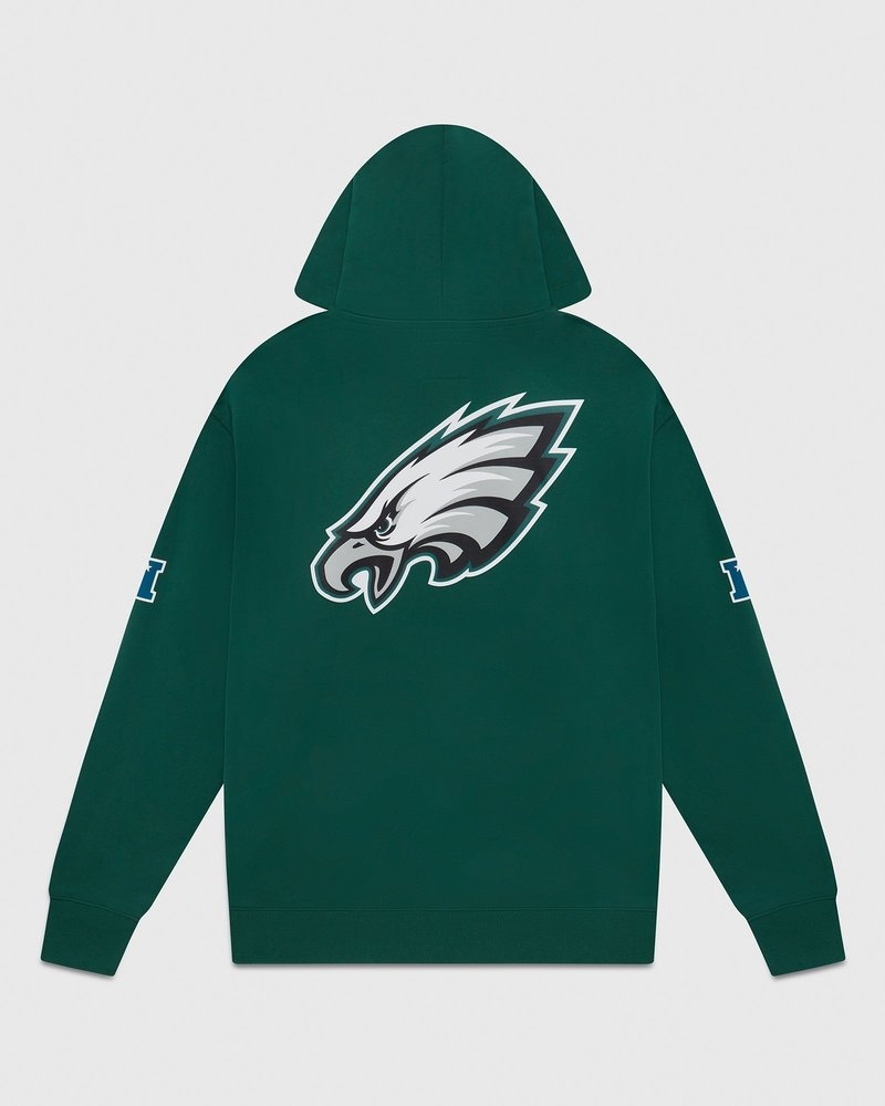 sweat à capuche vert ovo nfl philadelphia eagles og collection octobre.