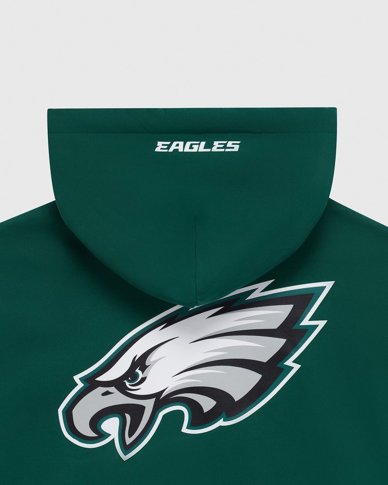 sweat à capuche vert ovo nfl philadelphia eagles og collection octobre.