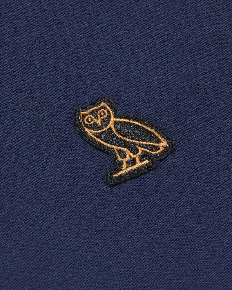 pulls octobers very own ovo classic full-zip pista jacket bleu marine