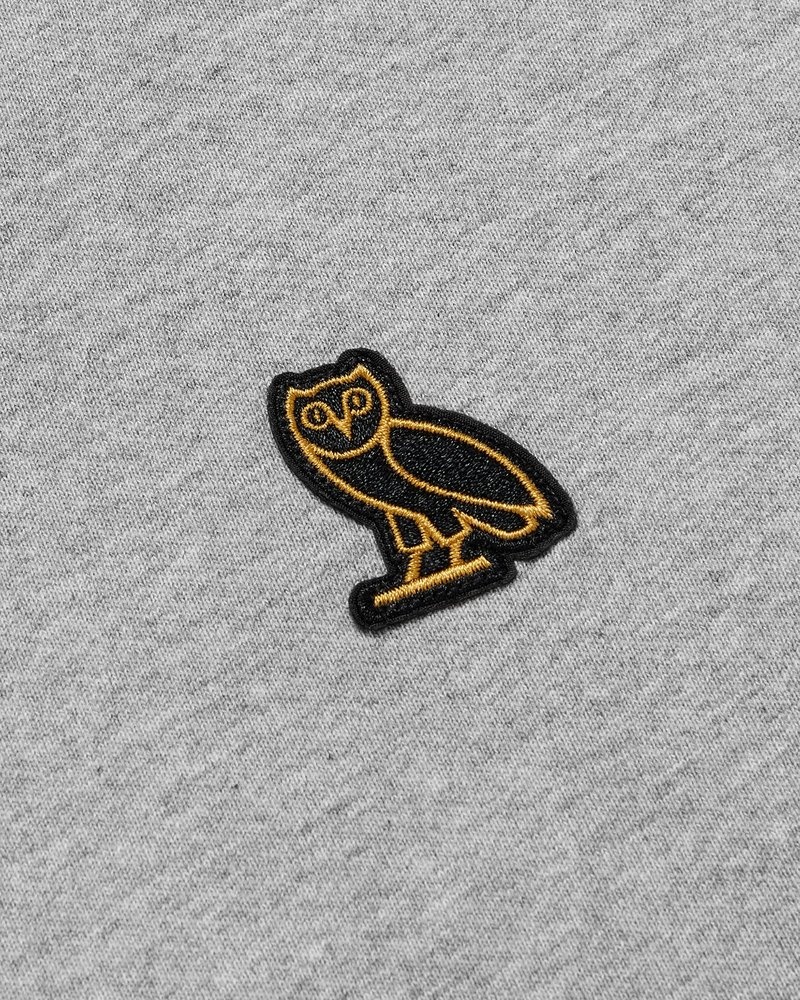 pulls ovo classic à fermeture éclair intégrale gris collection octobre