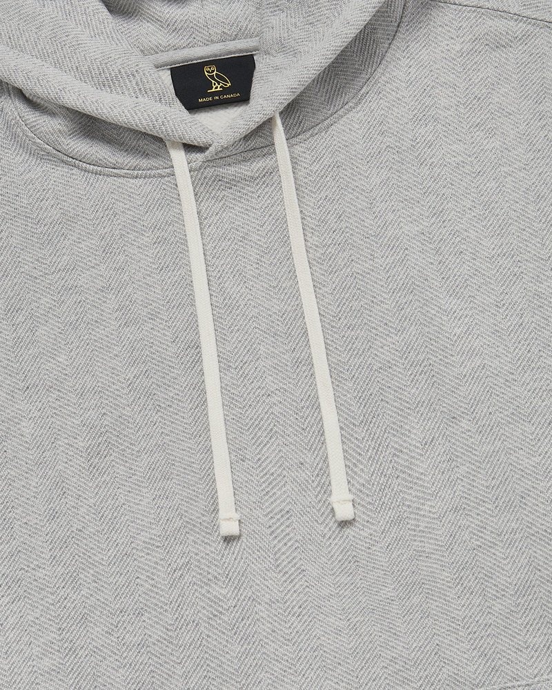 pulls à capuche gris à chevrons ovo octobers very own
