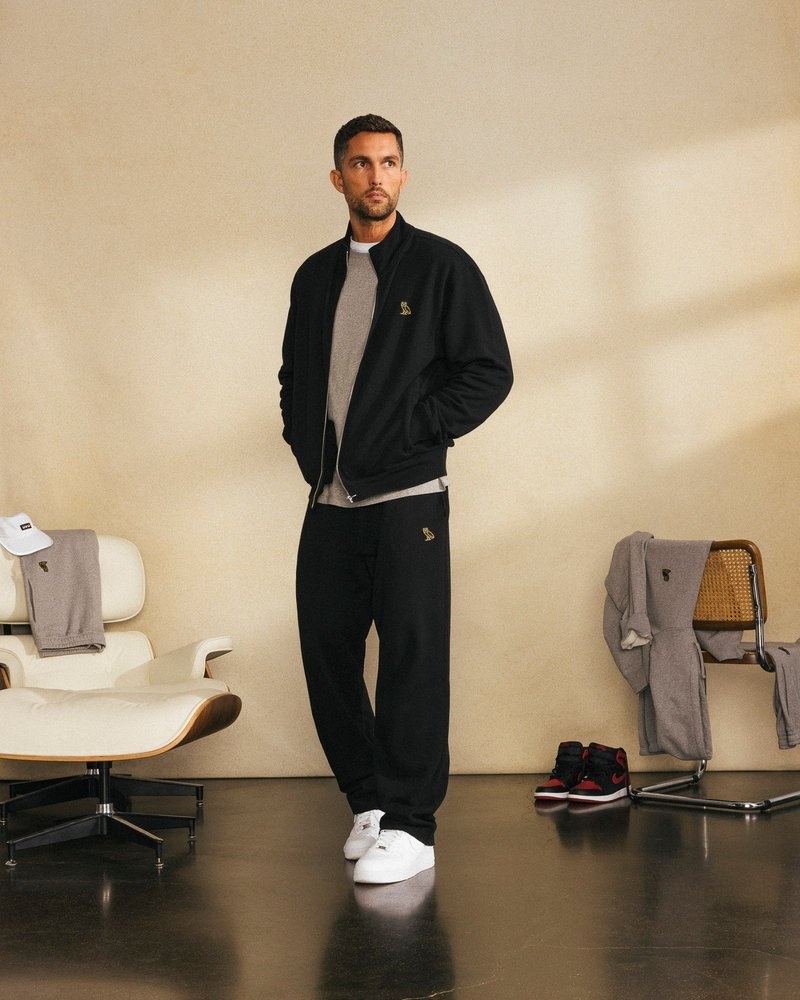 pulls octobers very own ovo classic full-zip pista jacket black