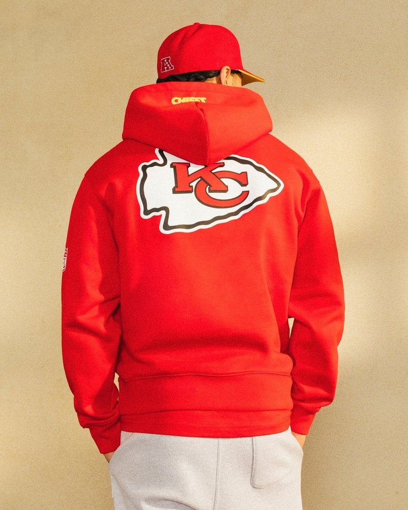 pulls sweat à capuche rouge ovo nfl kansas city chiefs og collection octobre.