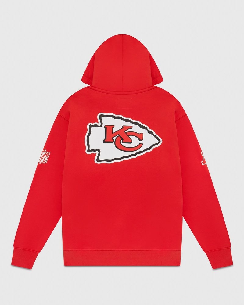 pulls sweat à capuche rouge ovo nfl kansas city chiefs og collection octobre.
