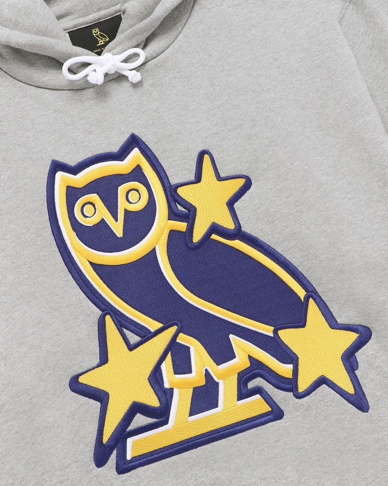 pulls à capuche ovo nhl all star gris édition limitée doctobre