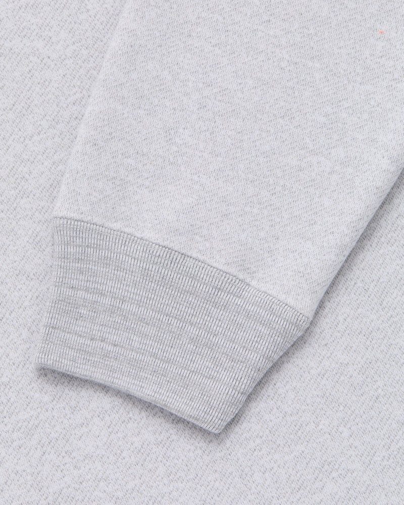 pulls à capuche en polaire mouchetée ovo gris collection octobre