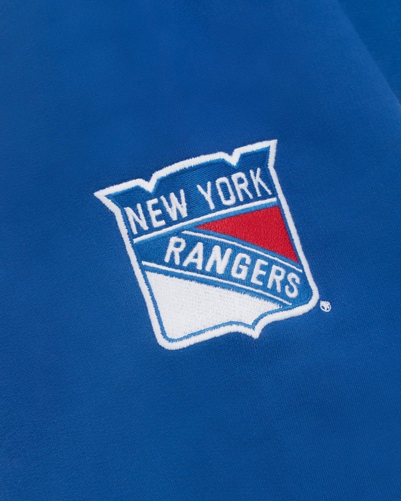 pulls à capuche bleus ovo new york rangers collection octobre
